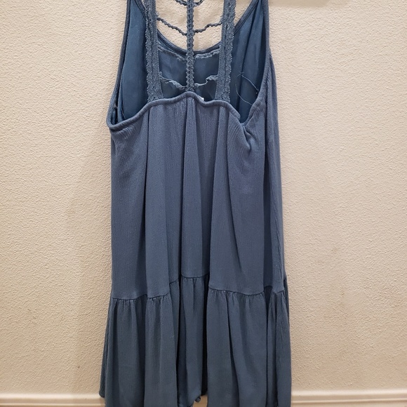 Lush xs Tank blue long shirt - Picture 2 of 2